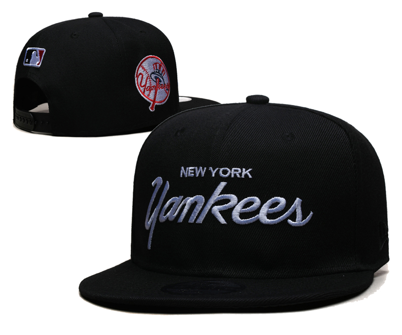 MLB New York Yankees black 2025 hat YS